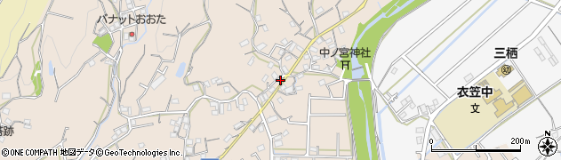 和歌山県田辺市下三栖896周辺の地図