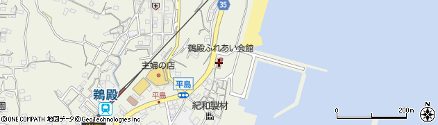 紀宝町役場　鵜殿ふれあい会館周辺の地図