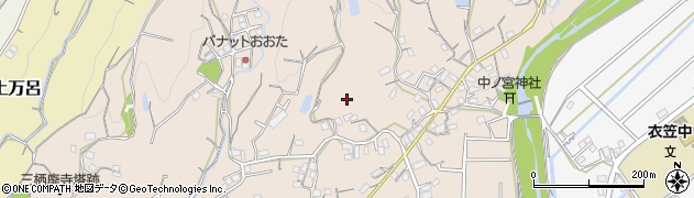 和歌山県田辺市下三栖周辺の地図