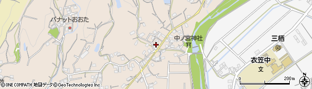 和歌山県田辺市下三栖811周辺の地図