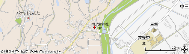 和歌山県田辺市下三栖1166周辺の地図