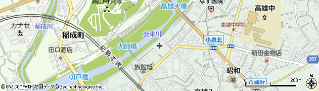 和歌山県田辺市高雄2丁目33周辺の地図