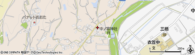 和歌山県田辺市下三栖1164周辺の地図