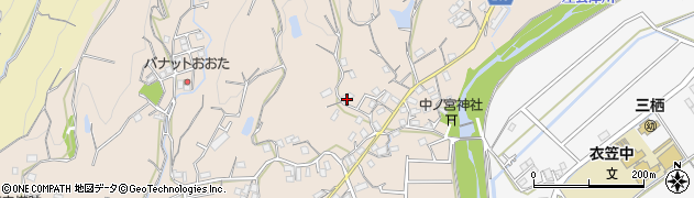 和歌山県田辺市下三栖800周辺の地図