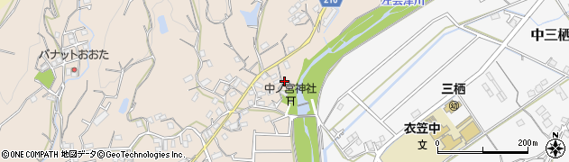 和歌山県田辺市下三栖1168周辺の地図