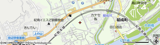 和歌山県田辺市古尾1周辺の地図