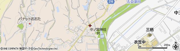 和歌山県田辺市下三栖1163周辺の地図