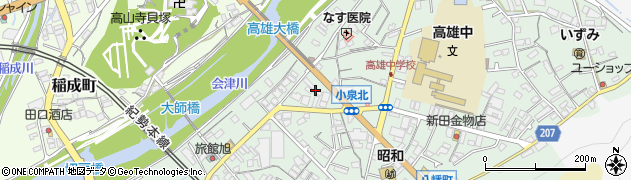 和歌山県田辺市高雄2丁目35周辺の地図