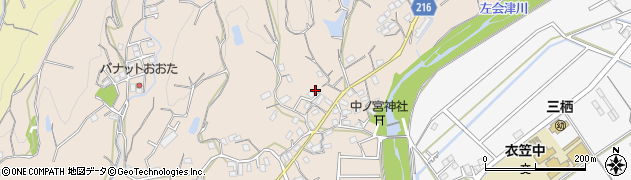 和歌山県田辺市下三栖804周辺の地図