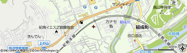 和歌山県田辺市古尾1-6周辺の地図