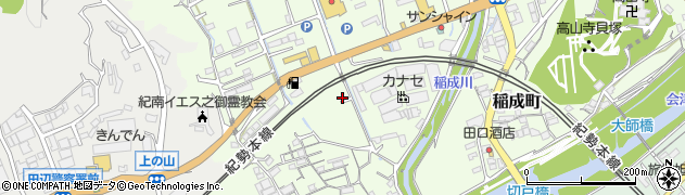 和歌山県田辺市古尾1-5周辺の地図
