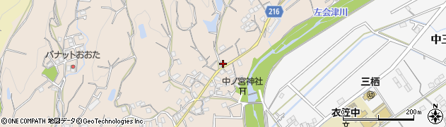 和歌山県田辺市下三栖960周辺の地図