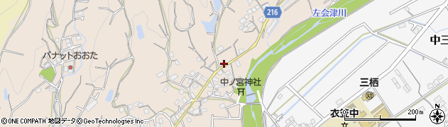 和歌山県田辺市下三栖961周辺の地図