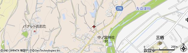 和歌山県田辺市下三栖957周辺の地図