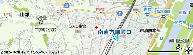 福岡県直方市直方周辺の地図