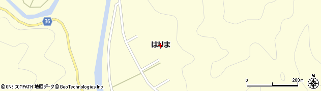 徳島県美波町（海部郡）西河内（はりま）周辺の地図