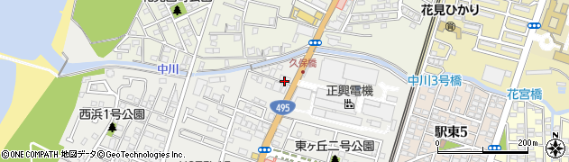 入江不動産株式会社古賀店周辺の地図