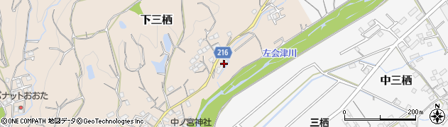 和歌山県田辺市下三栖1153周辺の地図