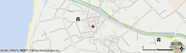 愛媛県伊予市森685周辺の地図