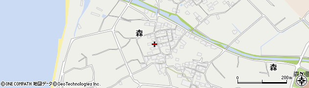 愛媛県伊予市森781周辺の地図