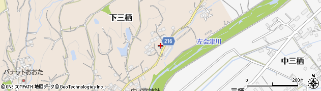 和歌山県田辺市下三栖1024周辺の地図
