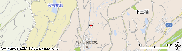 和歌山県田辺市下三栖478周辺の地図