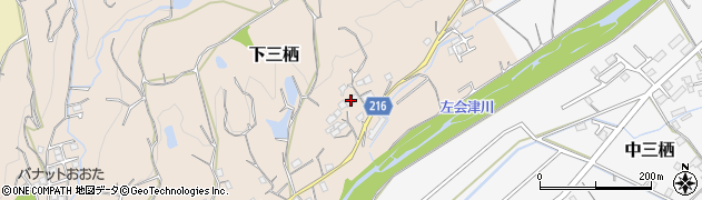 和歌山県田辺市下三栖1018周辺の地図