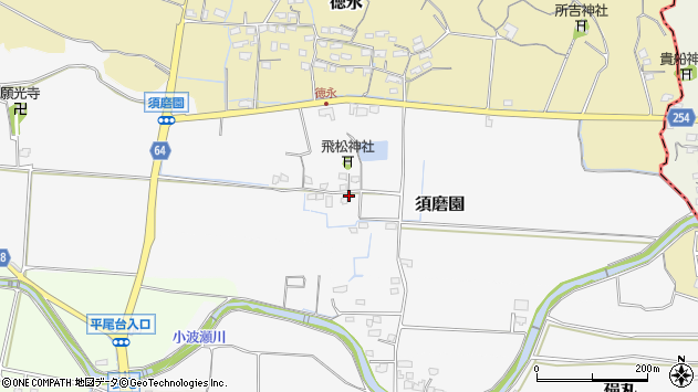 〒824-0072 福岡県行橋市須磨園の地図