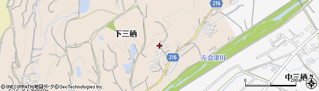 和歌山県田辺市下三栖1014周辺の地図
