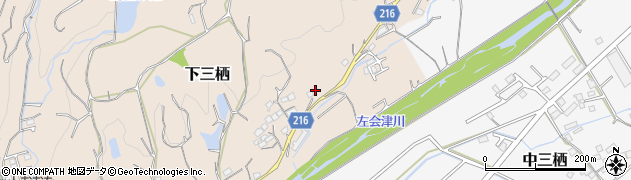 和歌山県田辺市下三栖1058周辺の地図