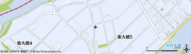 福岡県行橋市東大橋周辺の地図