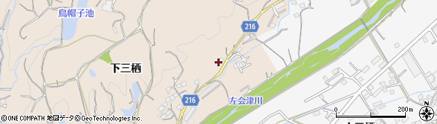 和歌山県田辺市下三栖1082周辺の地図