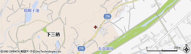 和歌山県田辺市下三栖1079周辺の地図