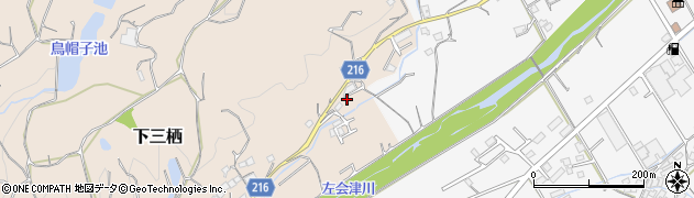 和歌山県田辺市下三栖1139周辺の地図