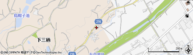 和歌山県田辺市下三栖1097周辺の地図