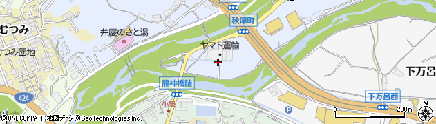 和歌山県田辺市秋津町785周辺の地図