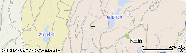 和歌山県田辺市下三栖427周辺の地図