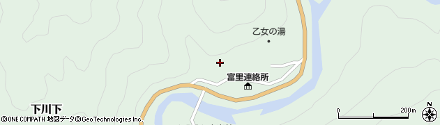 和歌山県田辺市下川下966周辺の地図