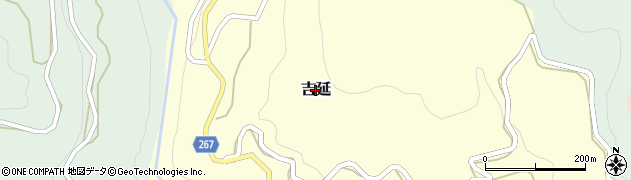 高知県本山町（長岡郡）吉延周辺の地図