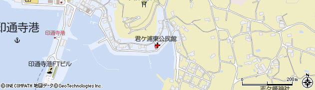 横山保仁商店周辺の地図
