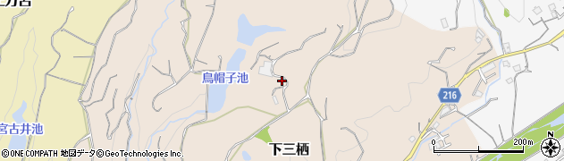和歌山県田辺市下三栖457周辺の地図