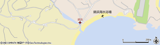 錦浜周辺の地図