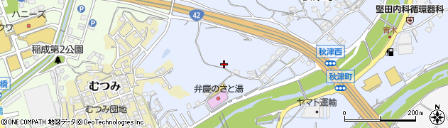 和歌山県田辺市秋津町960周辺の地図