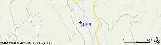 拝志川周辺の地図