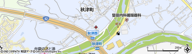 和歌山県田辺市秋津町832周辺の地図