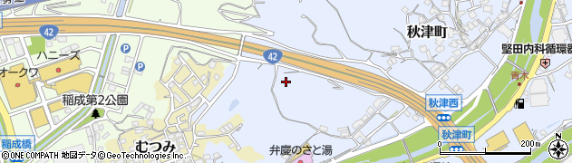和歌山県田辺市秋津町942周辺の地図