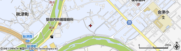 和歌山県田辺市秋津町37周辺の地図
