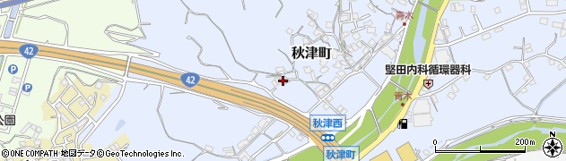 和歌山県田辺市秋津町940周辺の地図