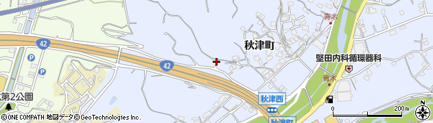 和歌山県田辺市秋津町939周辺の地図