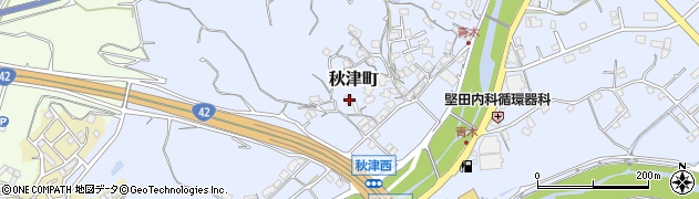 和歌山県田辺市秋津町1028周辺の地図